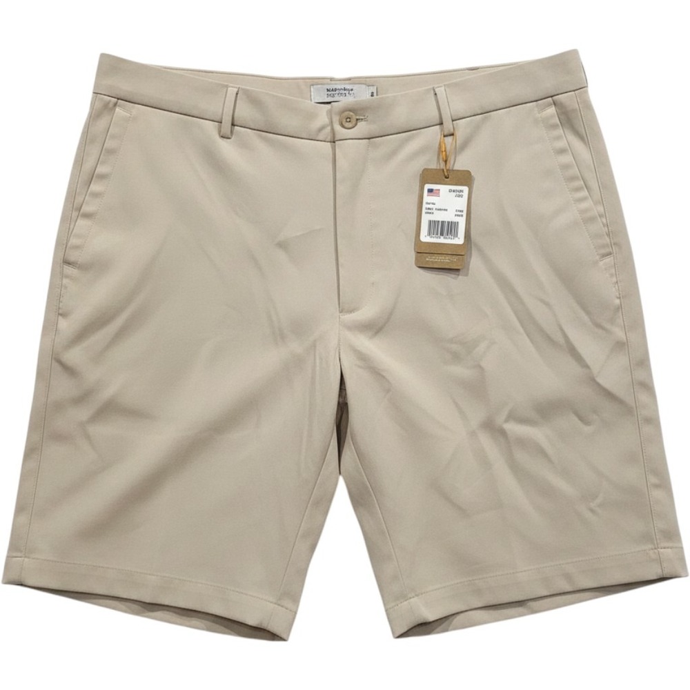 Peter Millar Light Beige Crown Sport 40 Performance Golf Shackleford Hybrid